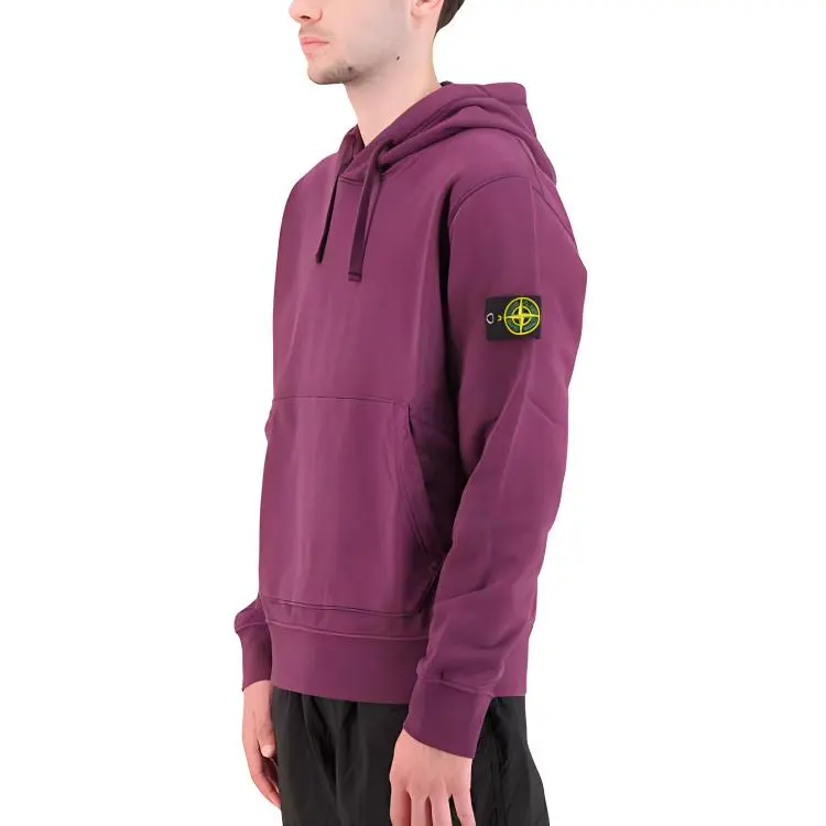 STONE ISLAND Logo Patch Drawstring Hoodie-3