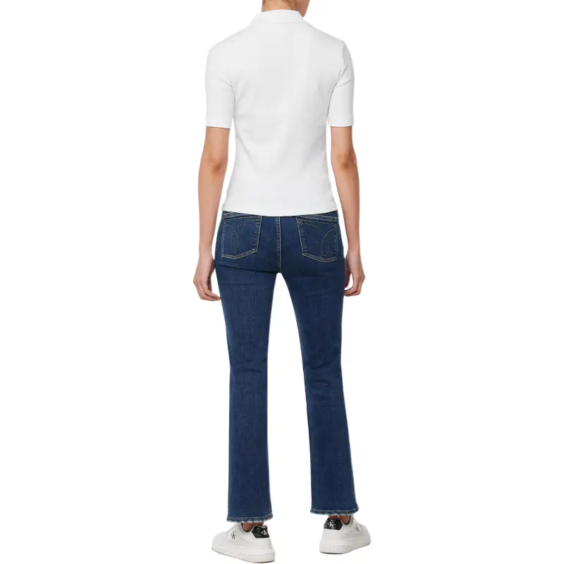 CALVIN KLEIN Polo Shirt Women's White-3