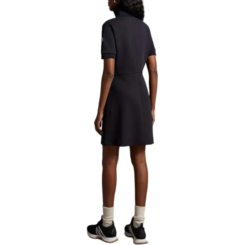 Moncler Short Sleeved Dresses Women's Blue-1