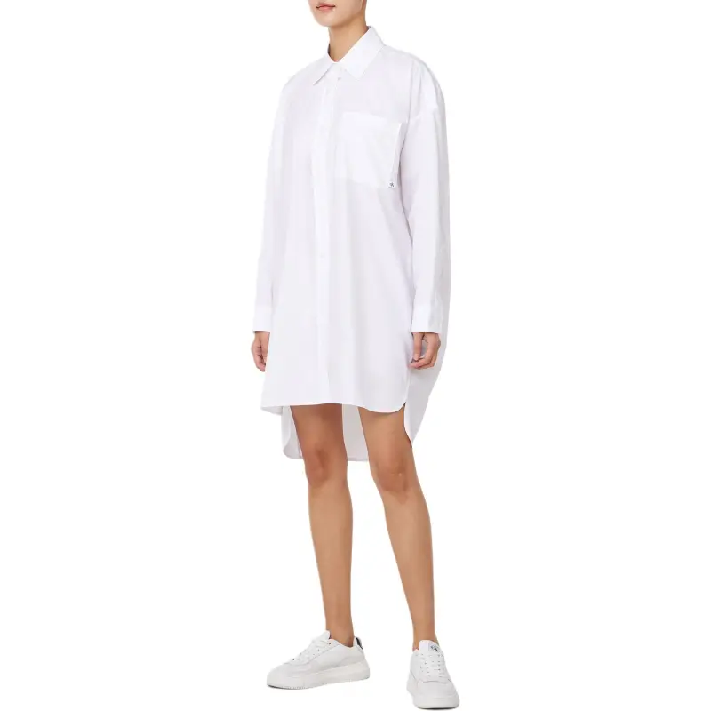 CALVIN KLEIN Long-Sleeved Dresses Women's White-2
