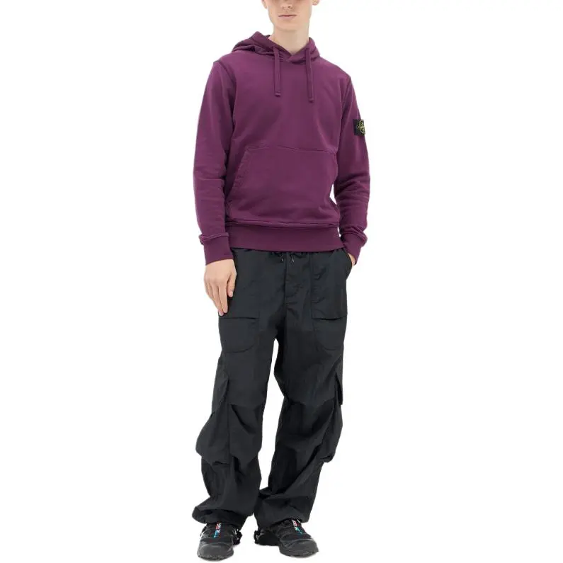 STONE ISLAND Logo Patch Drawstring Hoodie-2