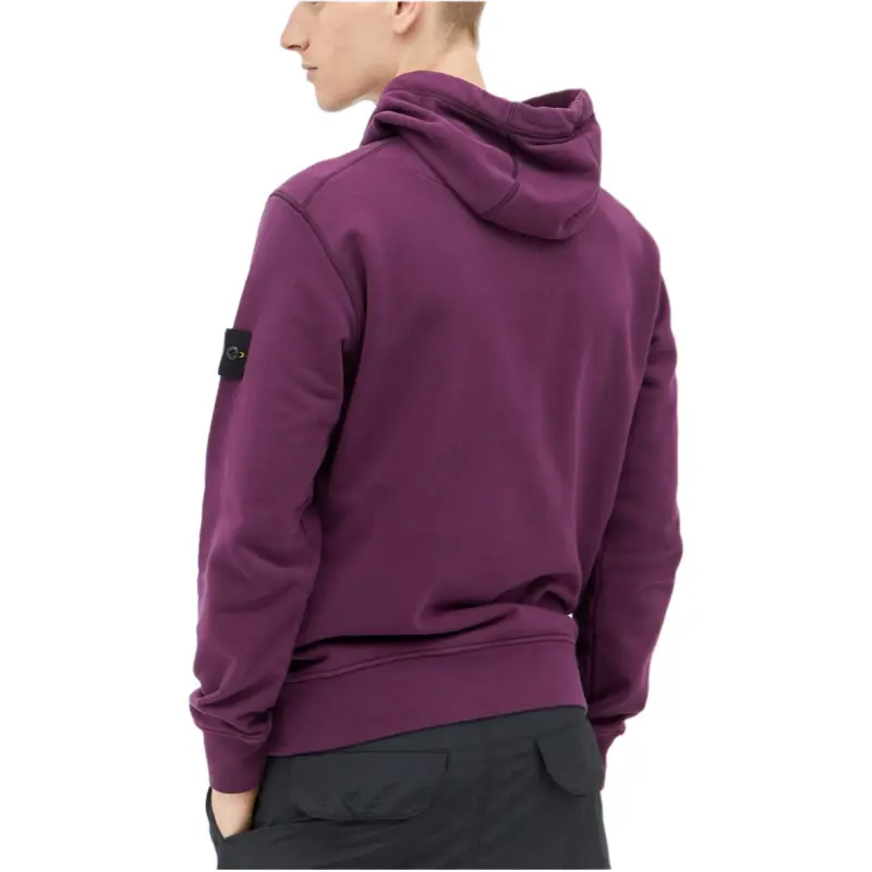 STONE ISLAND Logo Patch Drawstring Hoodie-4