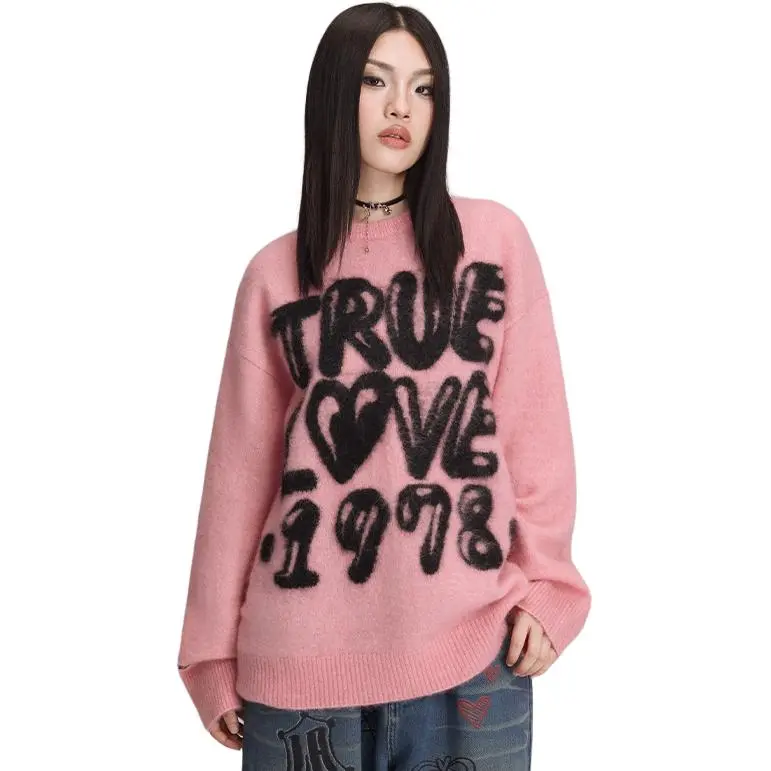 LALABOBO Sweaters Women's Pink-2