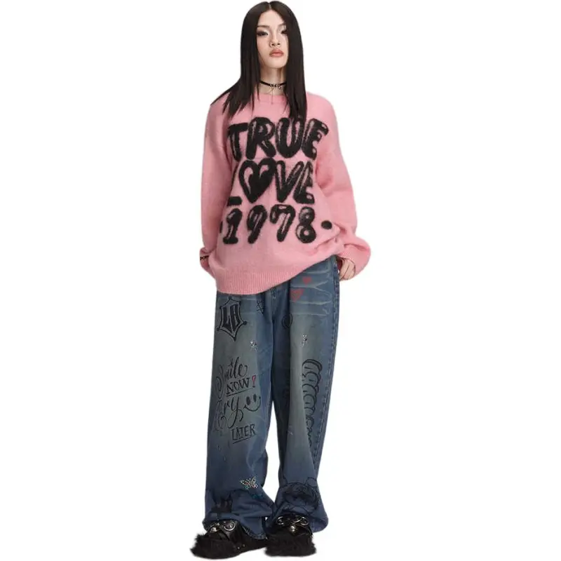 LALABOBO Sweaters Women's Pink-4