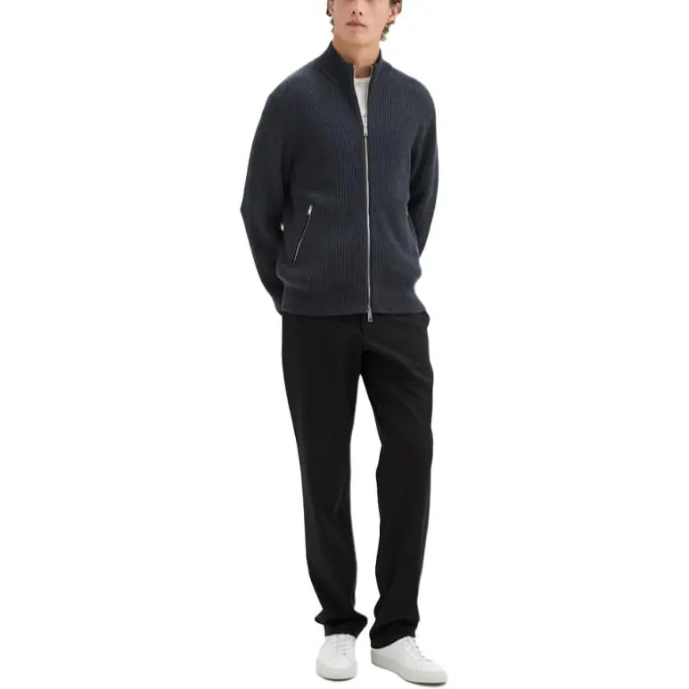 THEORY Sweaters Men Dark Gray-2