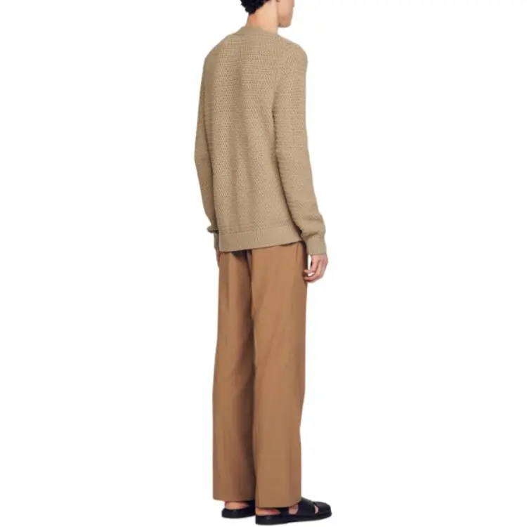 Sandro V neck Chunky knit Cardigan-2