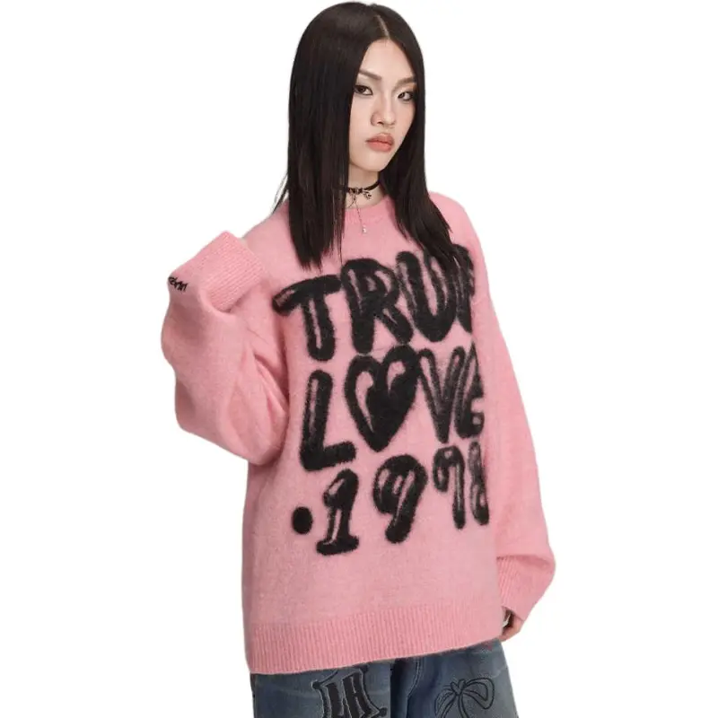 LALABOBO Sweaters Women's Pink-1