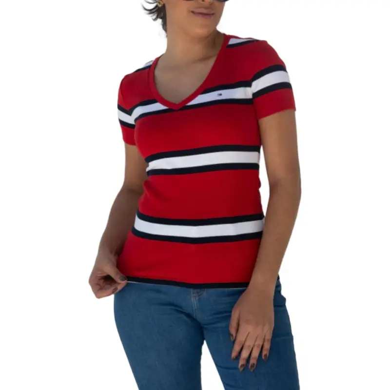 Tommy Hilfiger T Shirt Women's Red-1