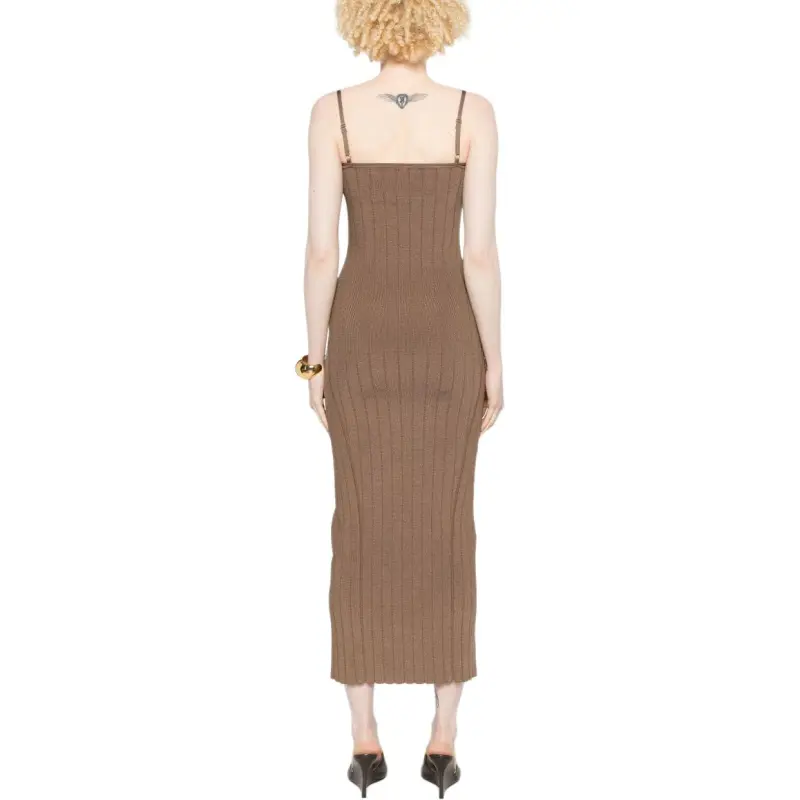 Jacquemus Knitted Sleeveless Dress-2