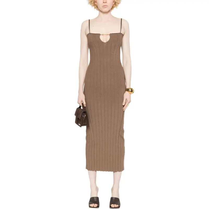 Jacquemus Knitted Sleeveless Dress-3
