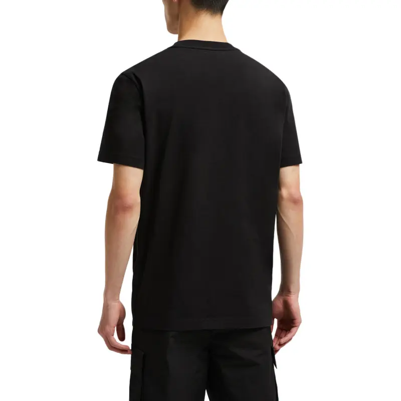Moncler Faded Logo Motif Crewneck T Shirt-1