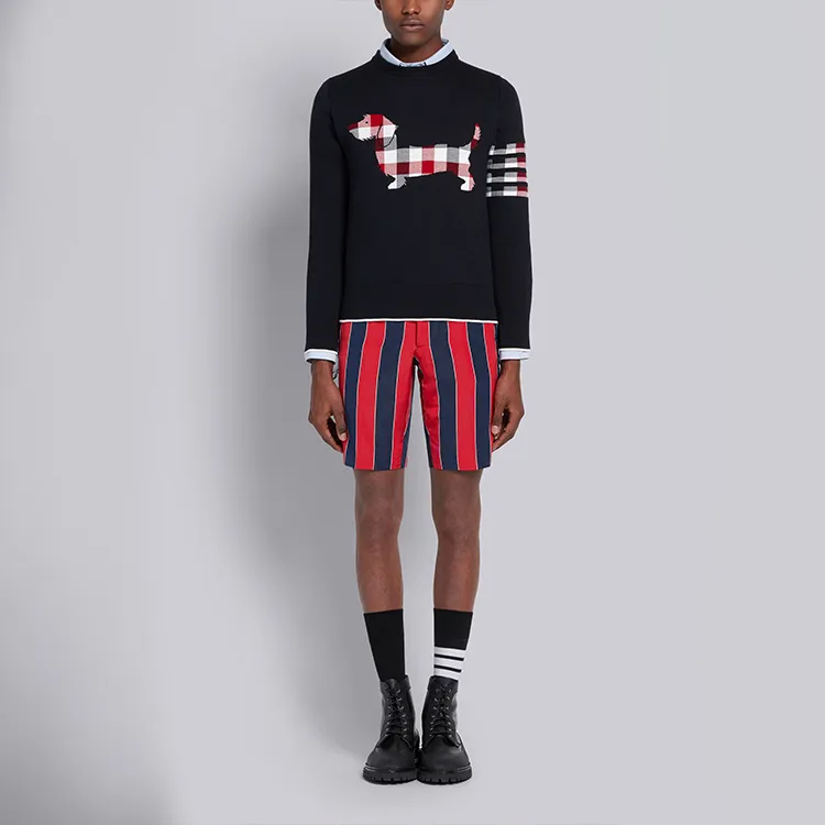 THOM BROWNE Sweatshirts Men Navy-5
