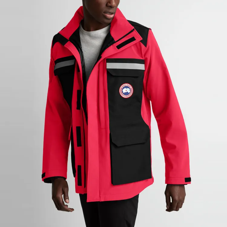 Canada Goose Jackets Men Red-2