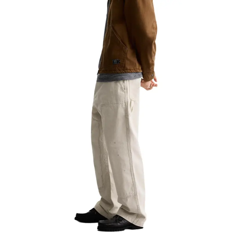 ZARA Casual Pants Men's Frosted White-3