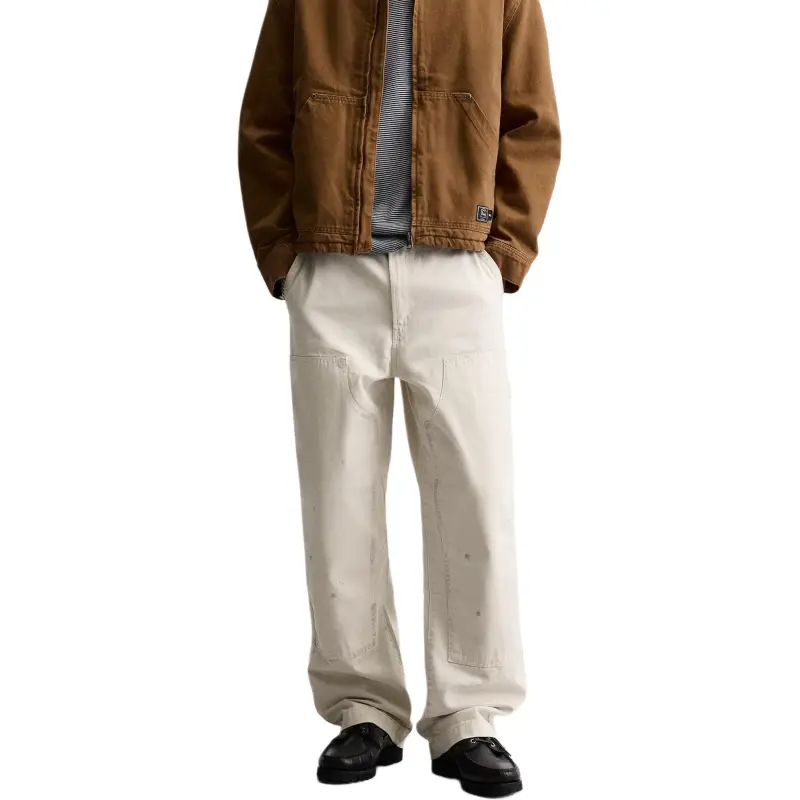 ZARA Casual Pants Men's Frosted White-5