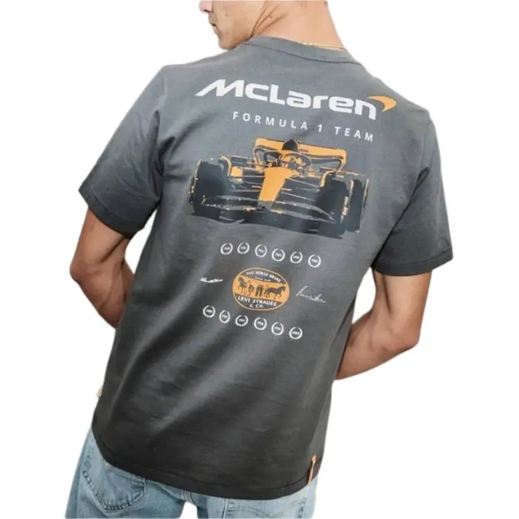 Levi's McLaren Racing Co branded Edition T Shirt Men's-3