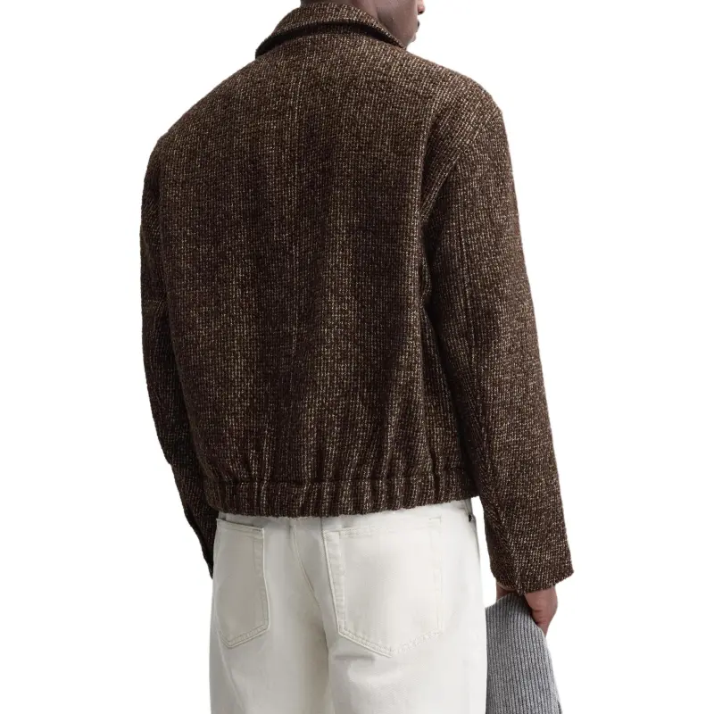 ZARA Jackets Men Brown-3