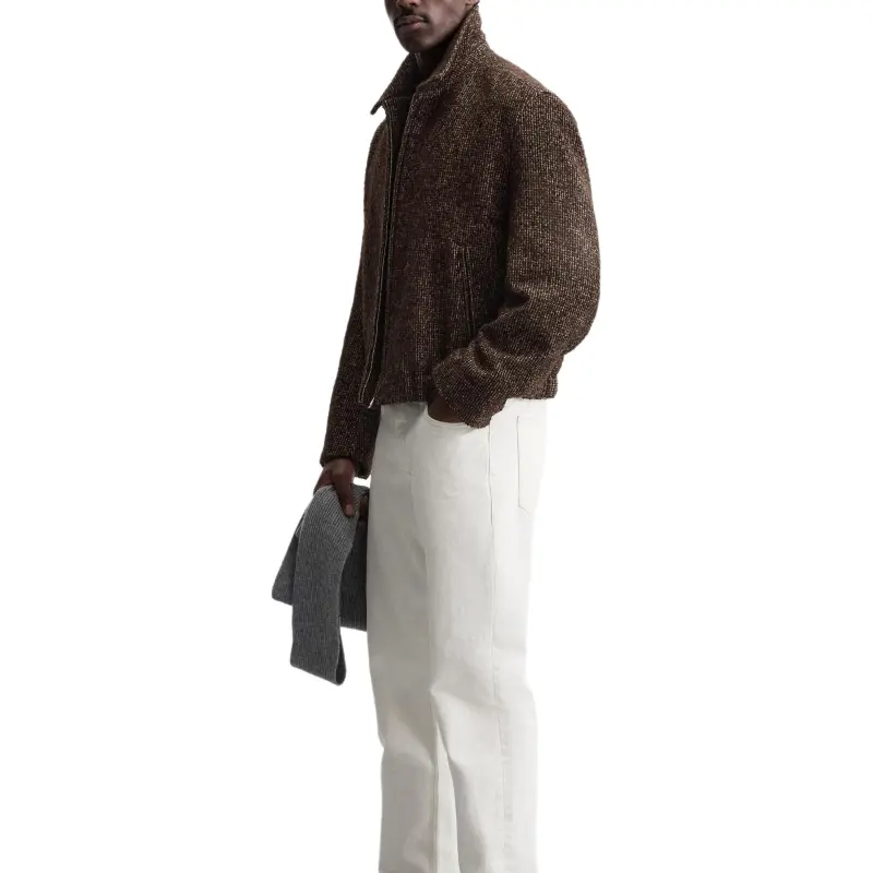 ZARA Jackets Men Brown-5