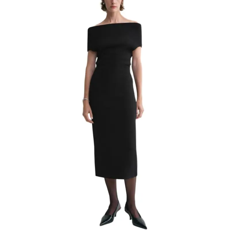 TOTEME Off Shoulder Dress-3