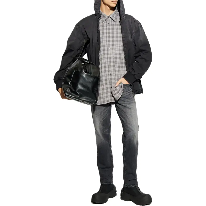 DIESEL S Pierr Checked Shirt-1