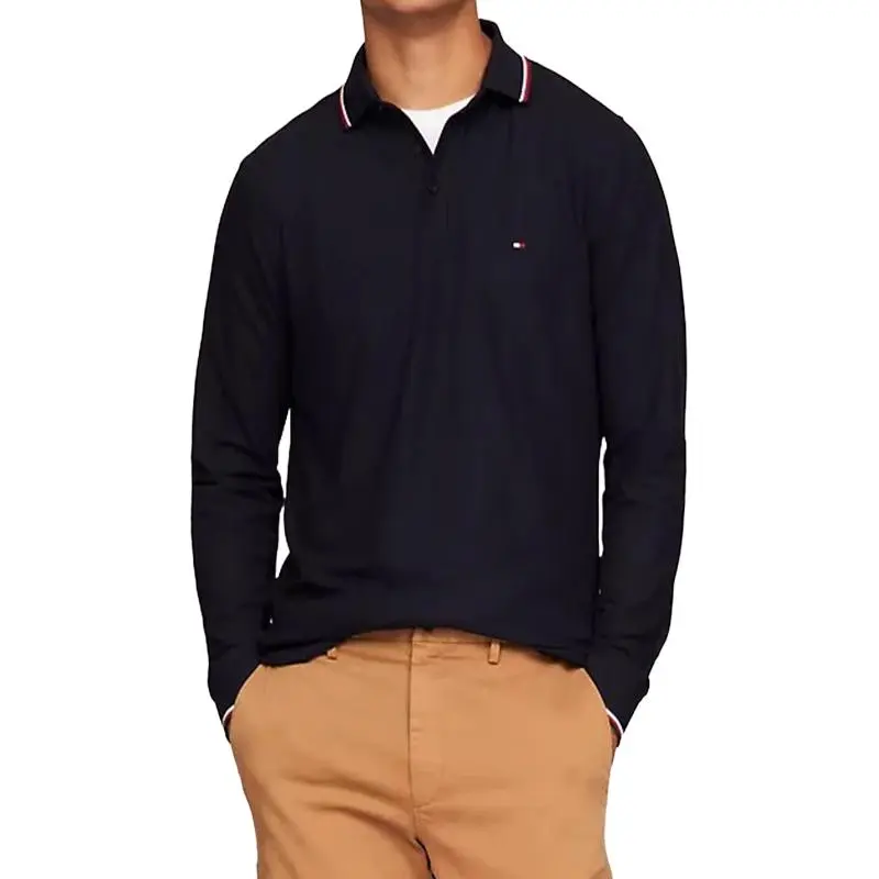 Tommy Hilfiger Polo Shirt Men's Navy Blue-1