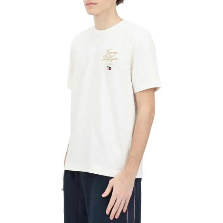 Tommy Hilfiger Logo embroidered T shirt-1