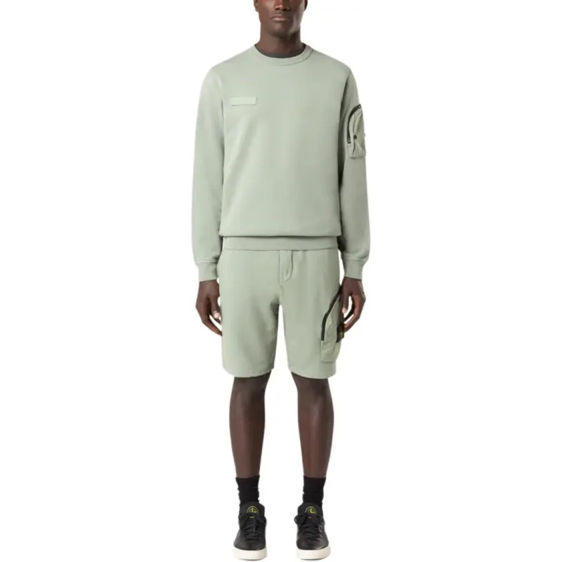STONE ISLAND Logo Patch Drawstring Shorts-2