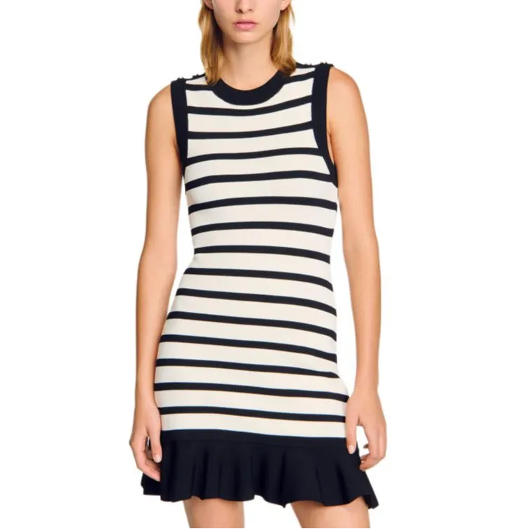 Sandro Striped Mini Dress-1