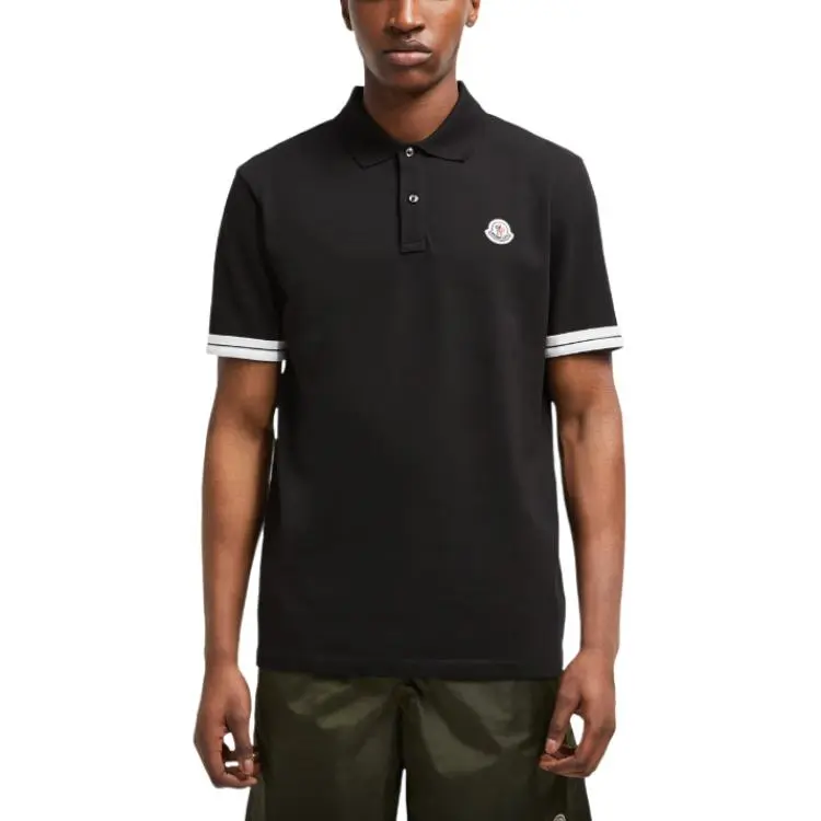 Moncler Logo Piquet Polo Shirt-1