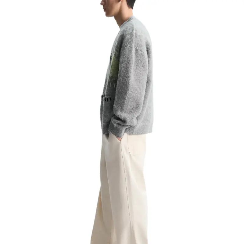 ZARA Knitwear Men Gray-2