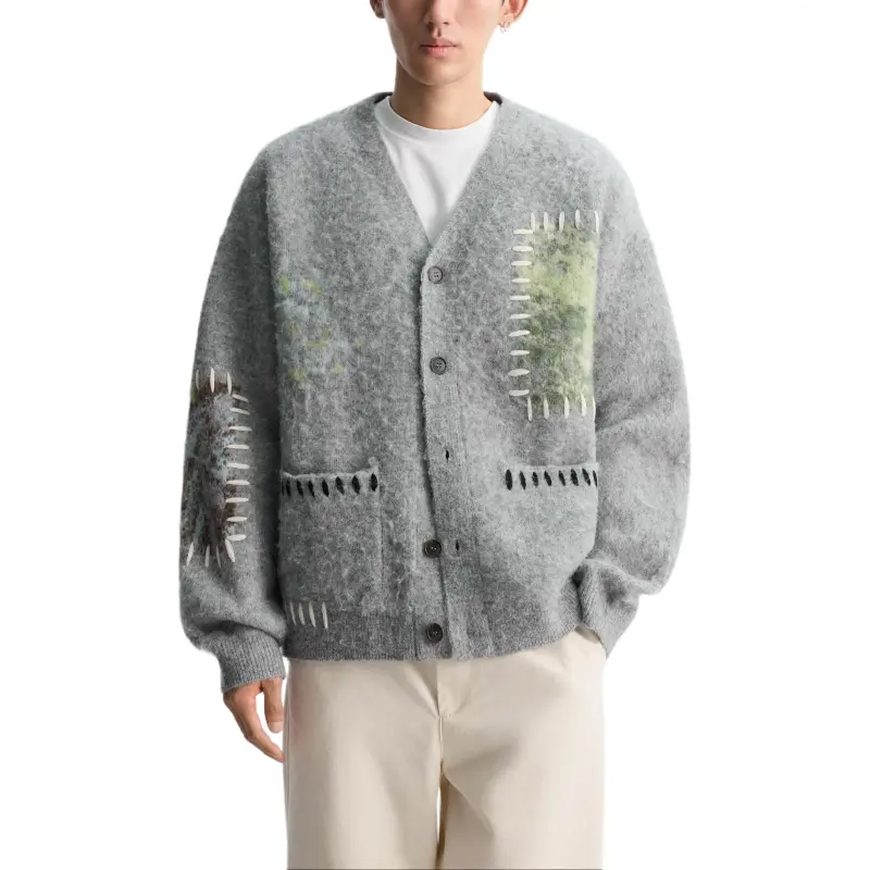 ZARA Knitwear Men Gray-5