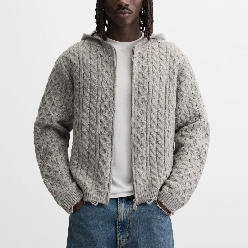 ZARA Sweater Men's Brown/Dark Taupe-3