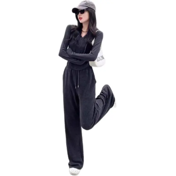 Yufuren Casual Suit Women's Dark Gray-4
