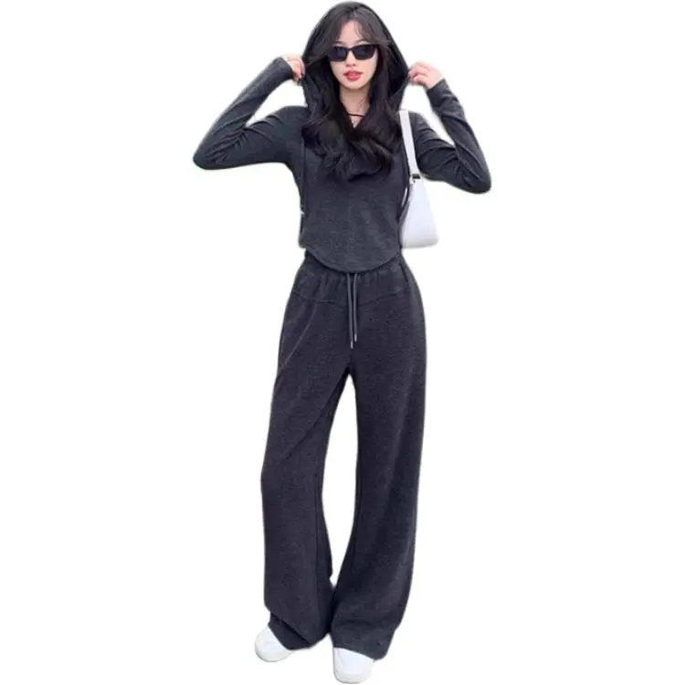 Yufuren Casual Suit Women's Dark Gray-2