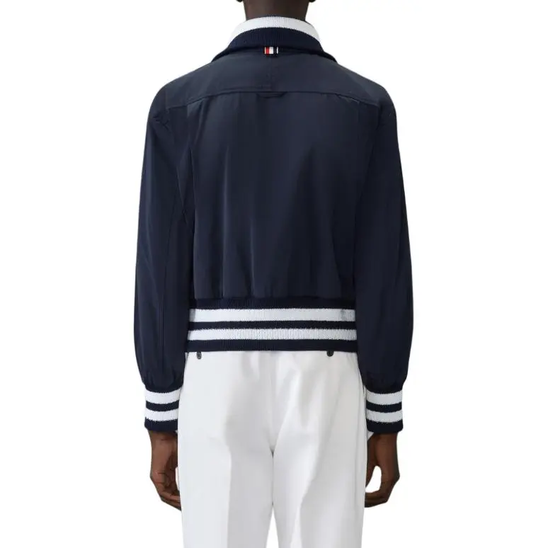 THOM BROWNE 4 Bar Stripe Flight Jacket-2