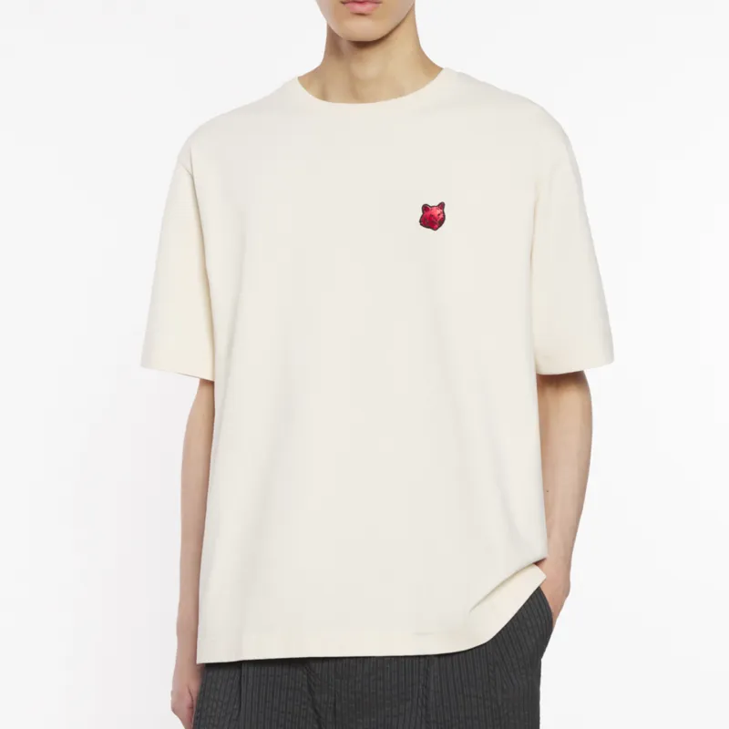 Maison Kitsune Bold Fox Head Patch Comfort T shirt-2