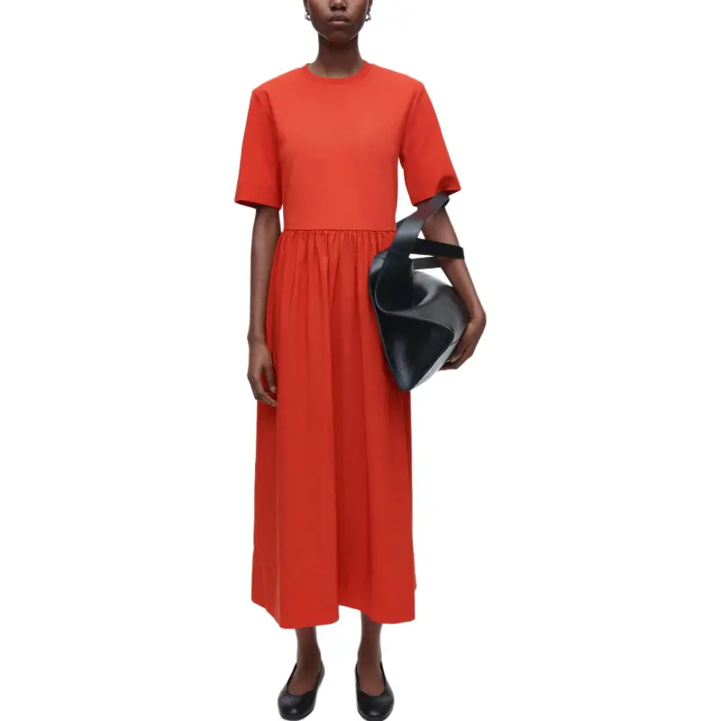 COS Short-Sleeved Dresses Women's Red-1