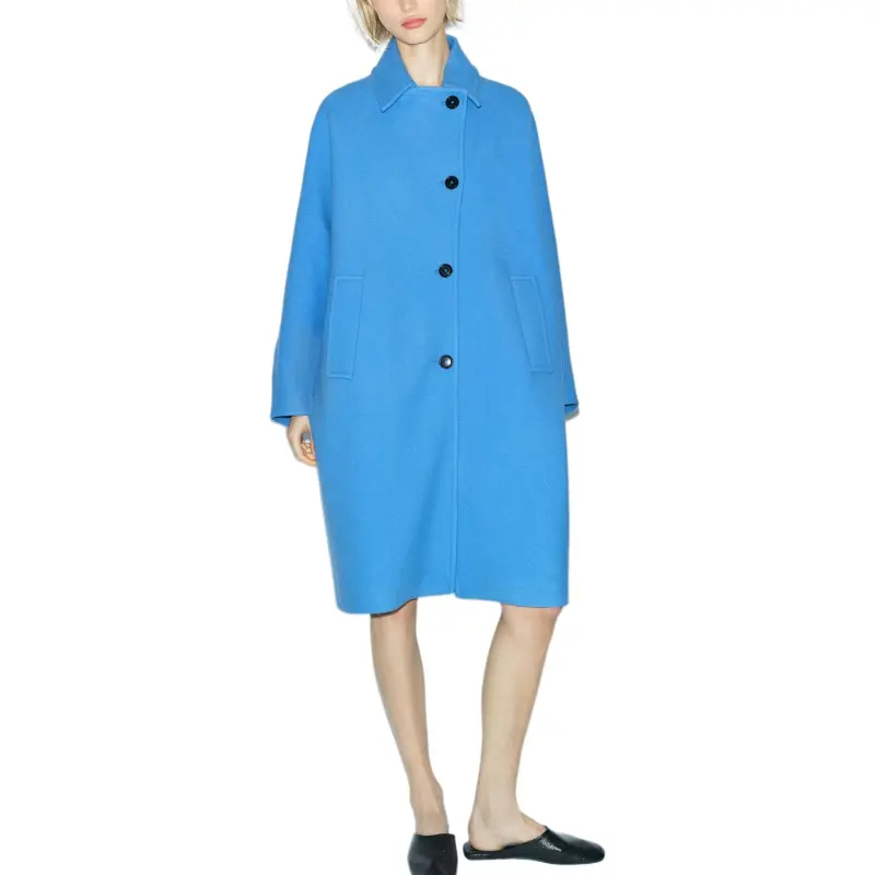 ZARA ZW Series Coats Women's Sky Blue-2