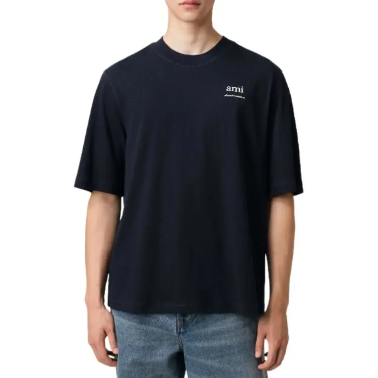 AMIPARIS Logo embroidered T shirt-4