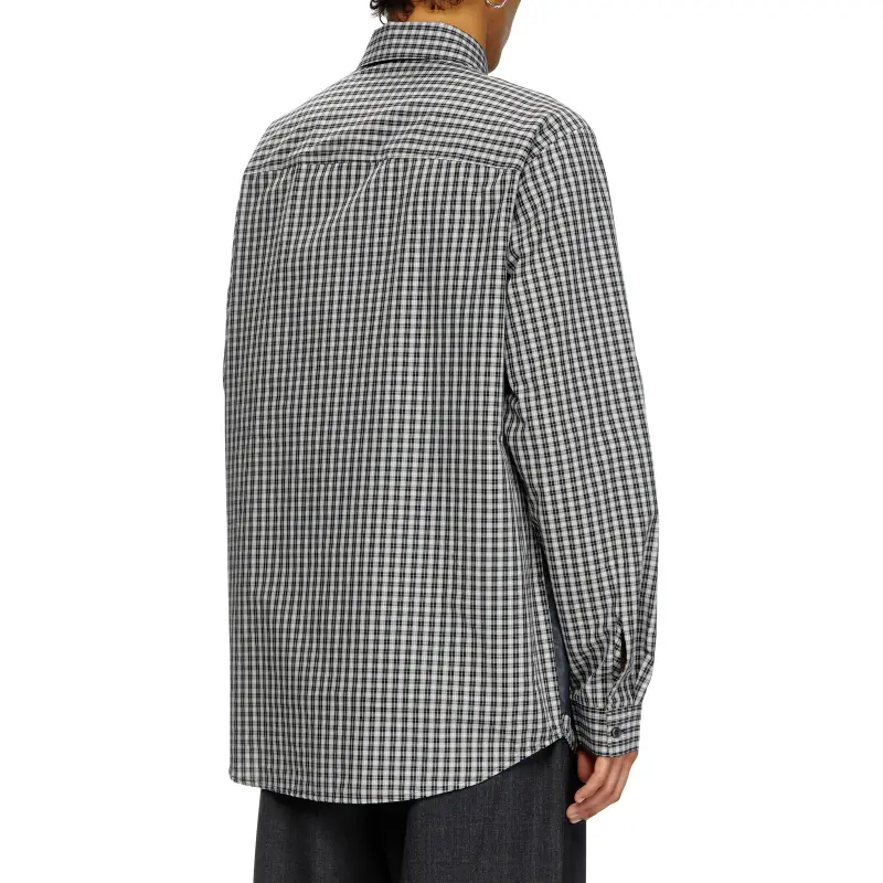 DIESEL S Bolt Checked Long Sleeved Shirt-2