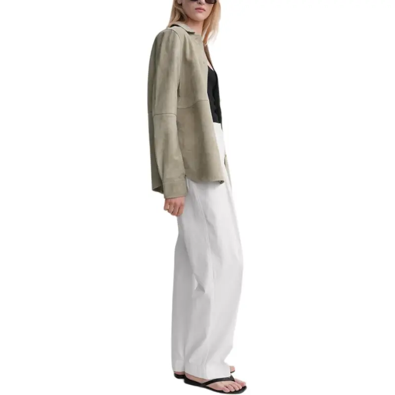 TOTEME Suede Shirt-1