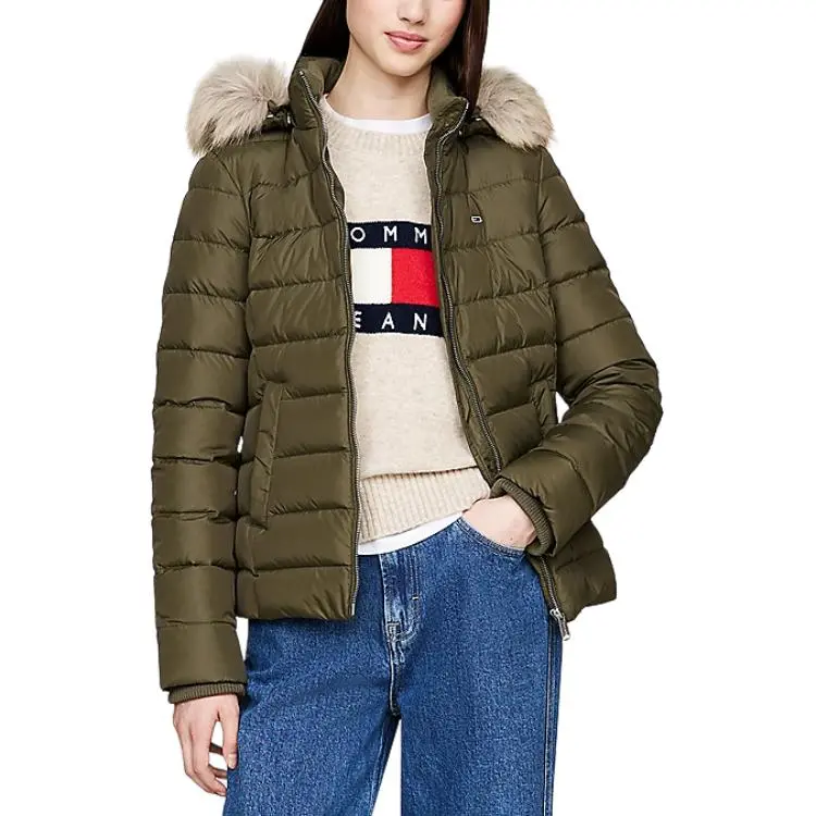 Tommy Hilfiger Jackets Coats Women's Green-3