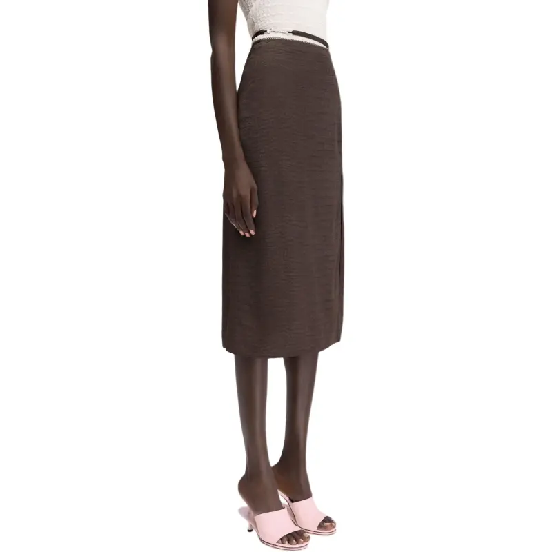 Jacquemus Notte High Waisted Midi Skirt-3