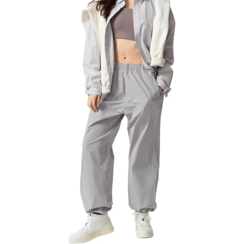 UNIQLO Casual Pants Unisex Smoke Gray-3