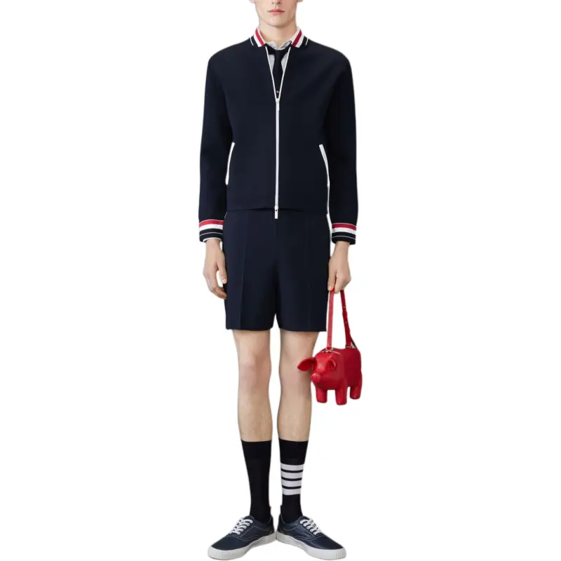 THOM BROWNE RWB stripe Bomber Jacket-3