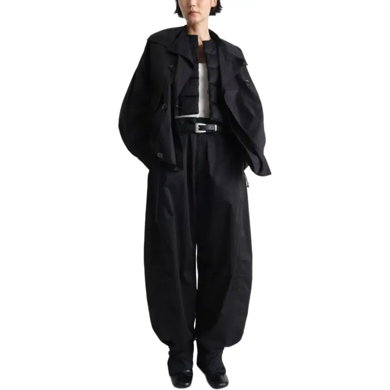 Lemaire Double Flap Light Blouson 'Black'-2