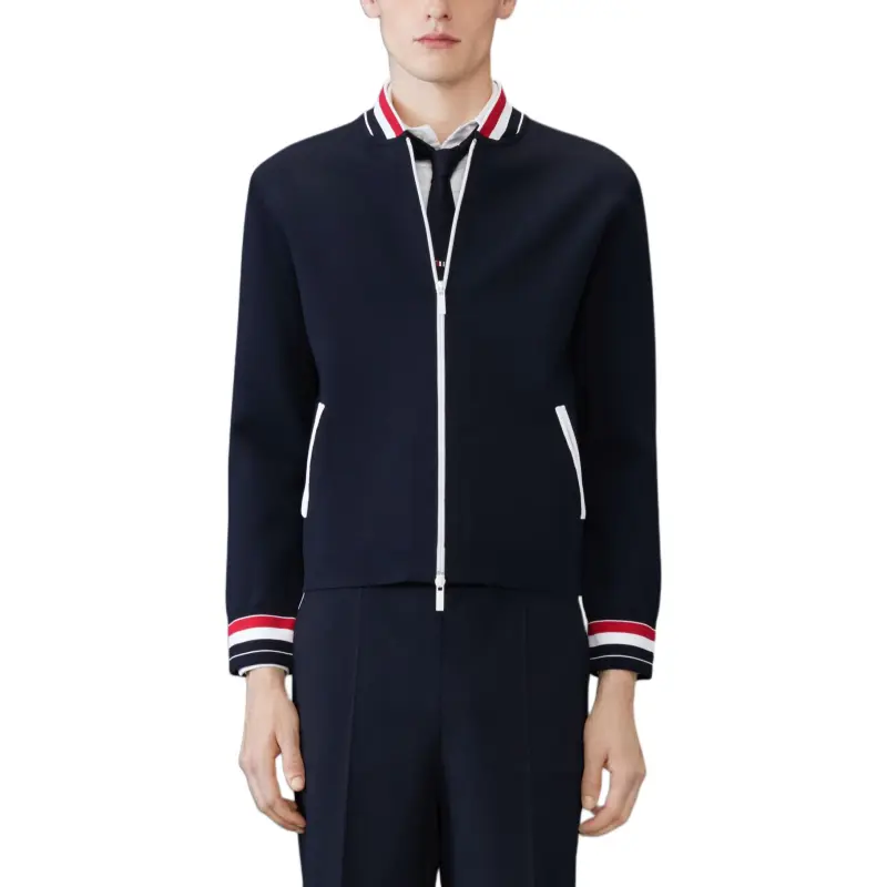 THOM BROWNE RWB stripe Bomber Jacket-1