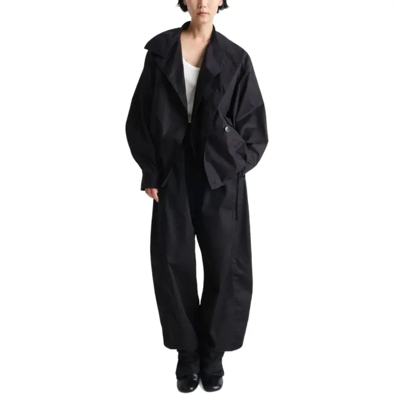 Lemaire Double Flap Light Blouson 'Black'-4