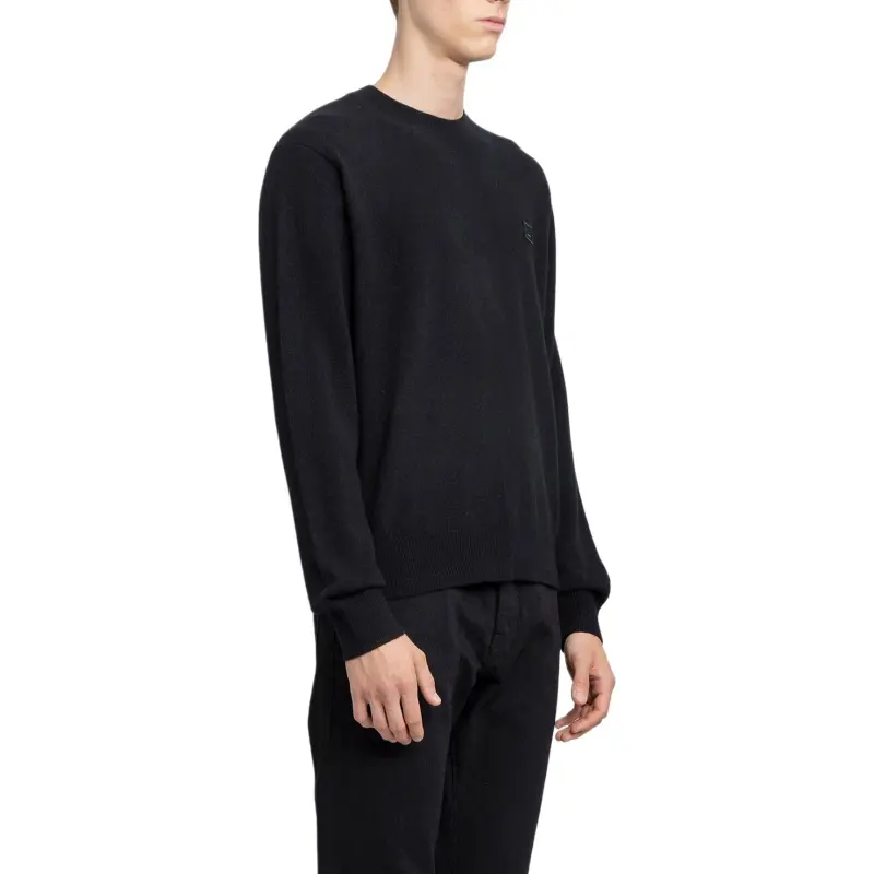 Acne Studios Face Logo Patch Crewneck Jumper-4