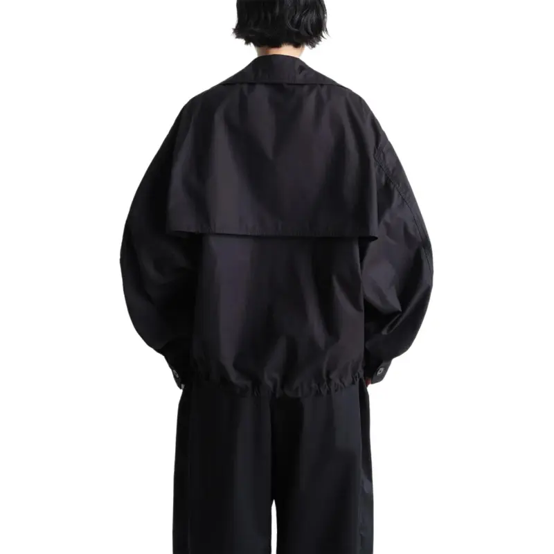 Lemaire Double Flap Light Blouson 'Black'-3